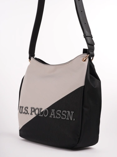 U.S. Polo Frio Hobo Bag Nylon Black (3)