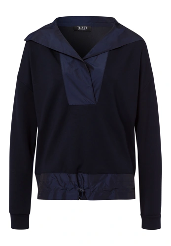 TUZZI RED EDITIO bluza damska granatowa (4)