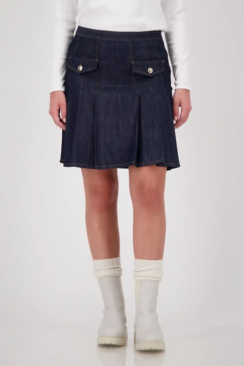 MONARI VERONA spódnica damska denim niebieski