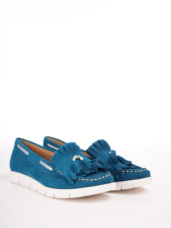 Schucco DALLAS, loafersy - turkusowe