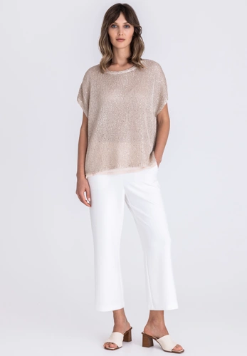 TUZZI GOLDEN OAS sweter damski złoty (3)