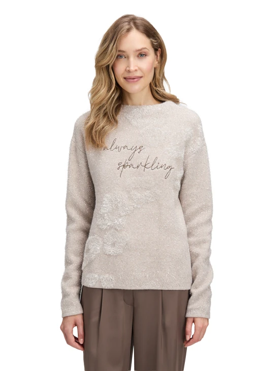 Beżowy sweter damski BETTY BARCLAY