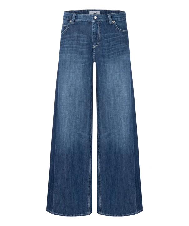 Niebieskie jeansy damskie CAMBIO PALAZZO