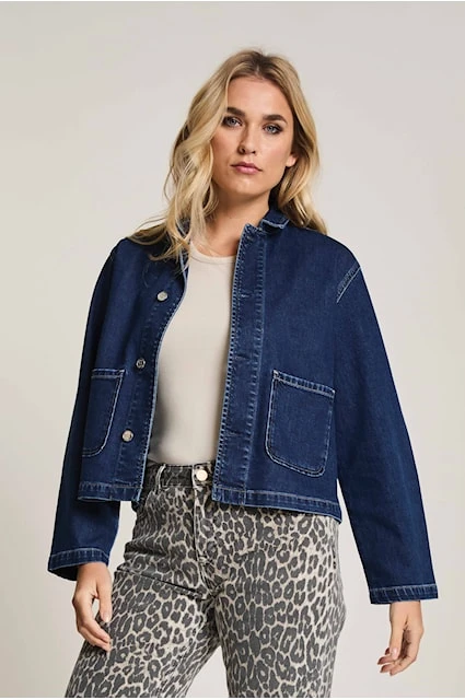 PARAMI ROSIE kurtka damska niebieski denim słaby