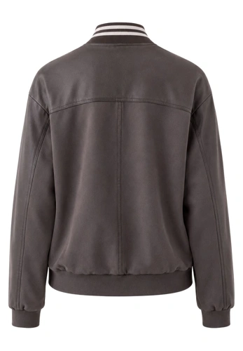 TUZZI CHOCOLATE damska kurtka bomber w kolorze ciemnobrązowym (5)