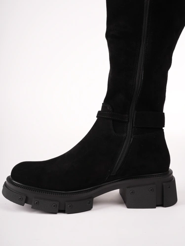 Zamszowe buty Epica w kolorze czarnym (3)