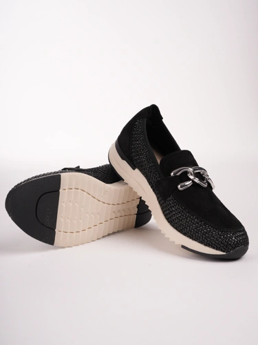 CAPRICE sneakersy damskie czarne (4)