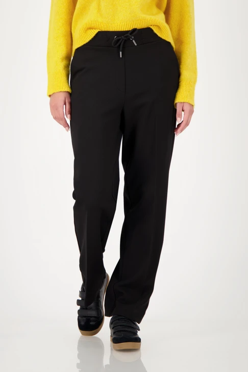 MONARI FASHION CONTRASTS spodnie damskie czarne