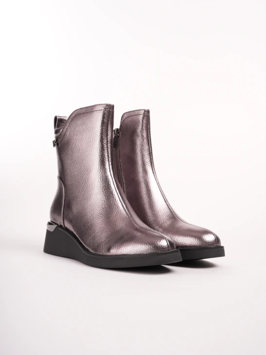 Srebrne damskie buty za kostkę EPICA