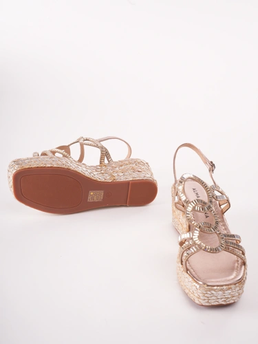 Brązowe espadryle damskie ALMA EN PENA (5)