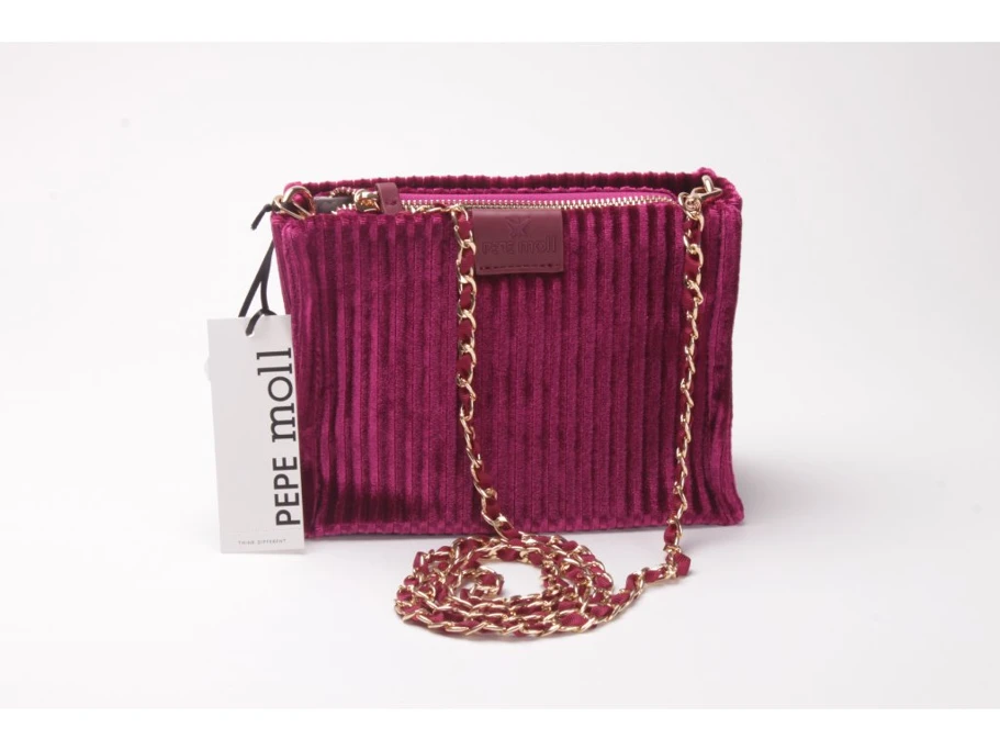 PEPE moll torebka Velvet Bordo