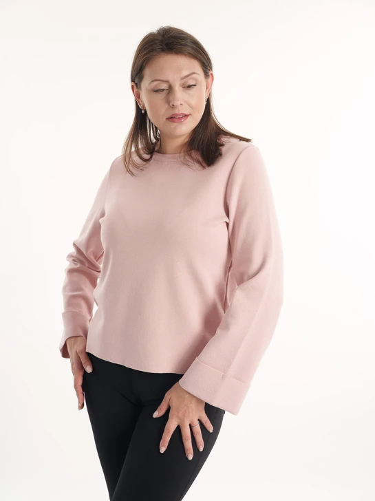 FABER – damski sweter w kolorze różowym