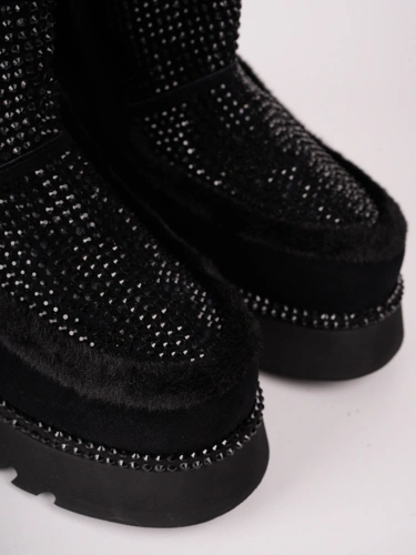 ALMA EN PENA ugg suede black (1)
