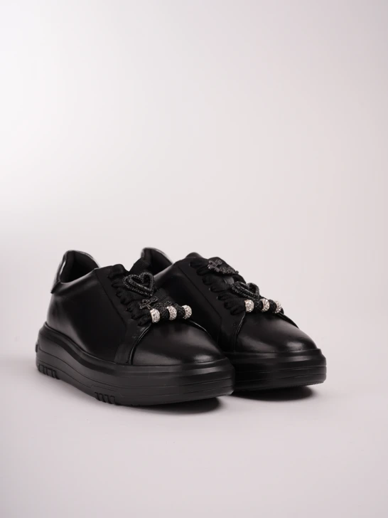REGARDE LE CIEL sneakersy damskie czarne