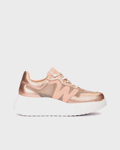 Brązowe sneakersy damskie WONDERS (2)