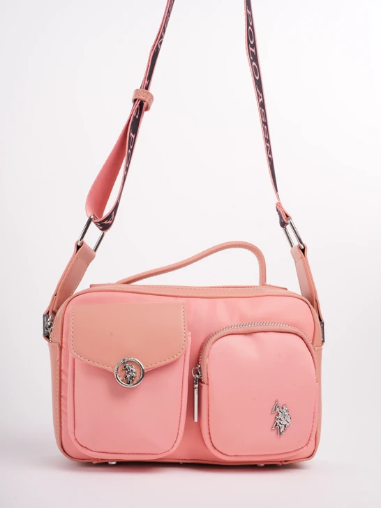 Torebka U.S. Polo Limestone Crossbody brzoskwiniowa