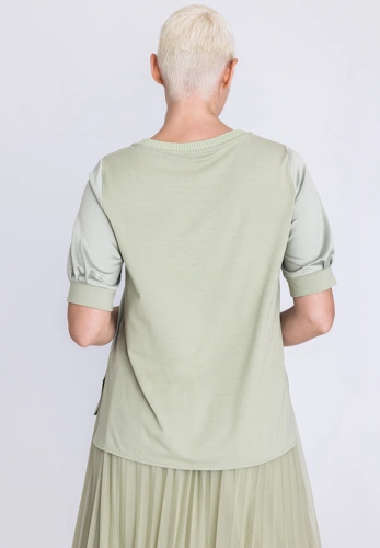 Bluzka damska TUZZI ESSENTIALS oliwkowa (1)