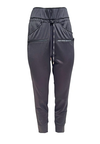 Granatowe spodnie sportowe damskie TUZZI ESSENTIALS (2)