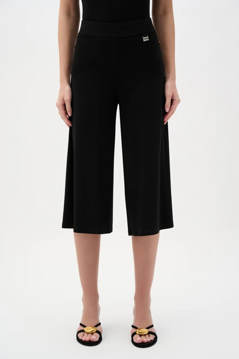 JOSEPH RIBKOFF damskie spodnie czarne 3/4