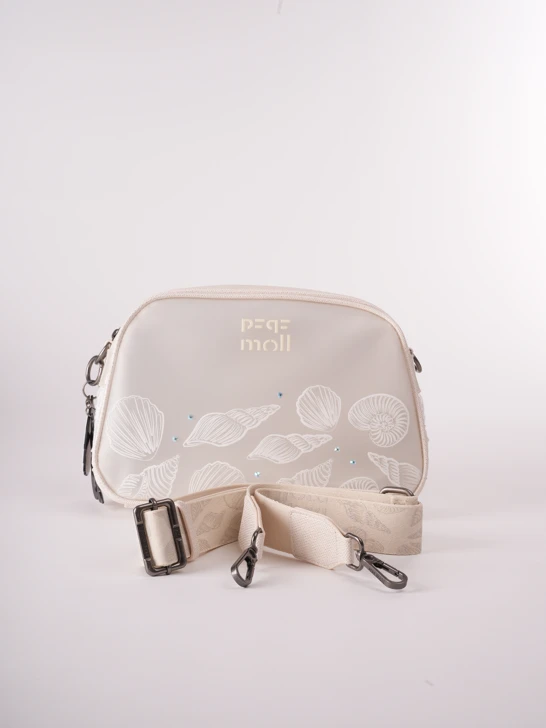PEPE MOLL damska torebka crossbody beżowa