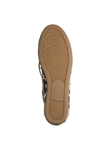 Damskie loafersy TAMARIS z nadrukiem krowy (3)